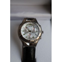 Polar eXe 3000 Swiss Made kvartskronograaf - must nahkrihm